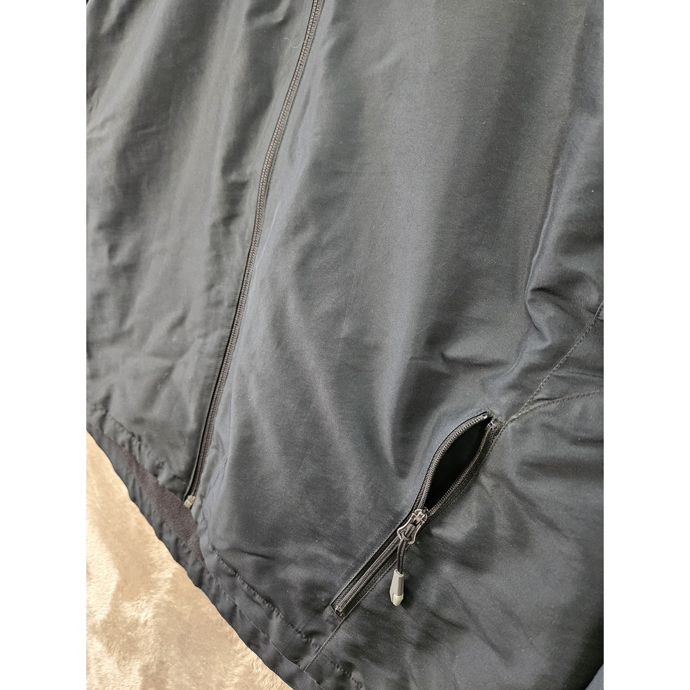Under Armour Windbreaker Black Full-zip Jacket Pockets Embroidered Logo - Picture 3 of 10